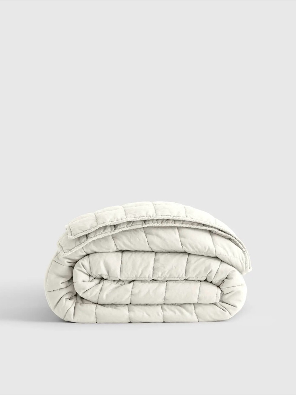 European Linen Box Quilt in Ivory - King/CalKing - Retail $184 - Picture 4 of 7
